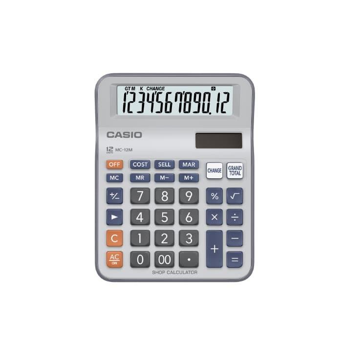 

CASIO SHOP CALCULATOR MC-12M