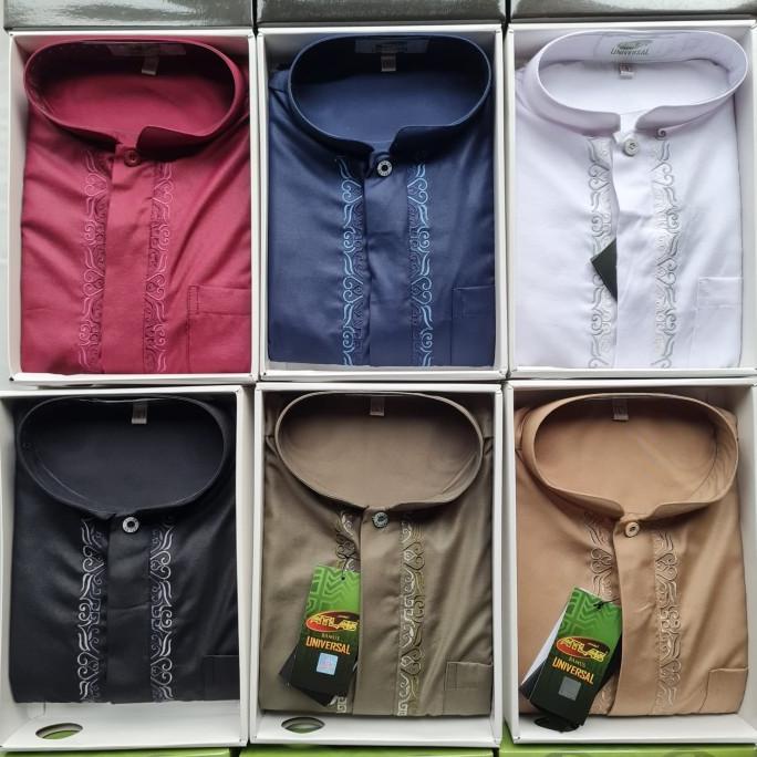 Baju koko Atlas Lengan panjang