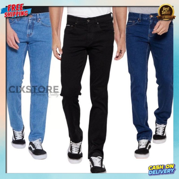 Cwlana Celama Murah Celana Cowok Distro Panjng Size 27-38 Laki Dewasa Clama Basic Panjang Jins Bawah