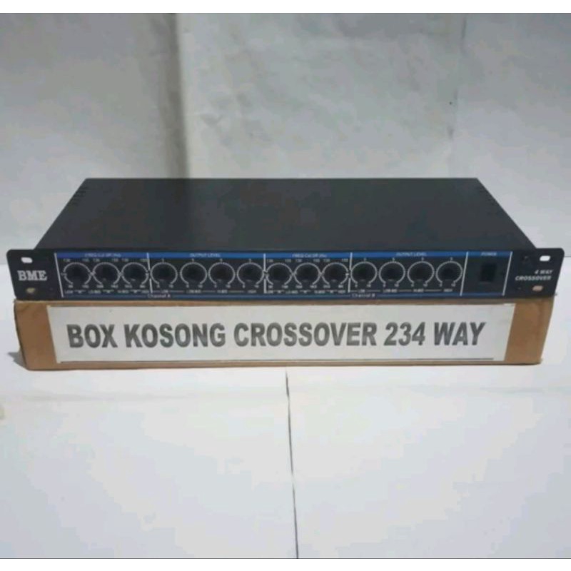 Box Active Crossover 234 Way Stereo Kualitas Bagus