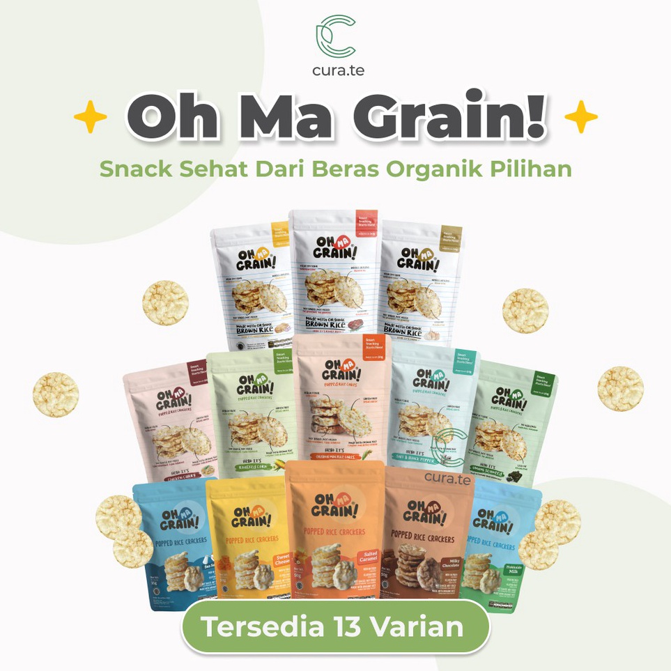 

CZZG7084 PALING AMPUH>>> OH MA GRAIN RICE CRACKERS BERAS | KERIPIK KREKERS RICE CRISPY NON MSG SNACK CEMILAN DIET CAMILAN SEHAT ANAK