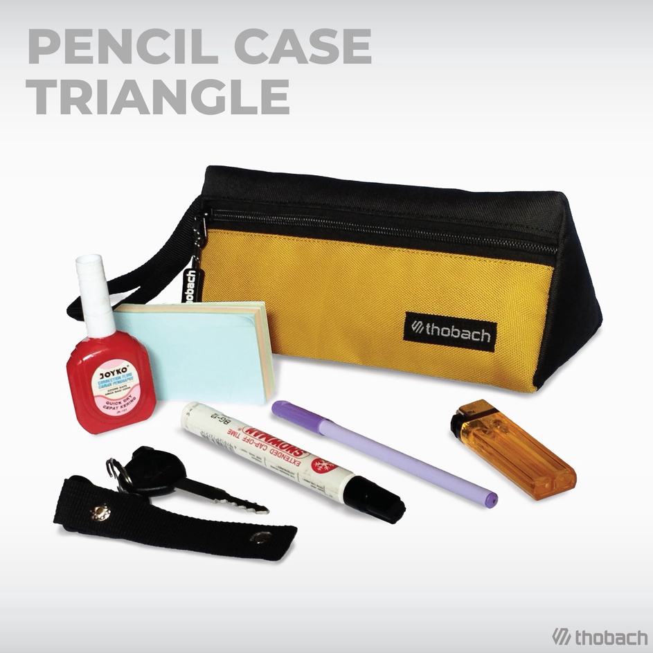 

WPFG5340 TERMURAH THOBACH-PENCIL CASE TRIANGLE PRIA WANITA TEMPAT ATK THOBACH