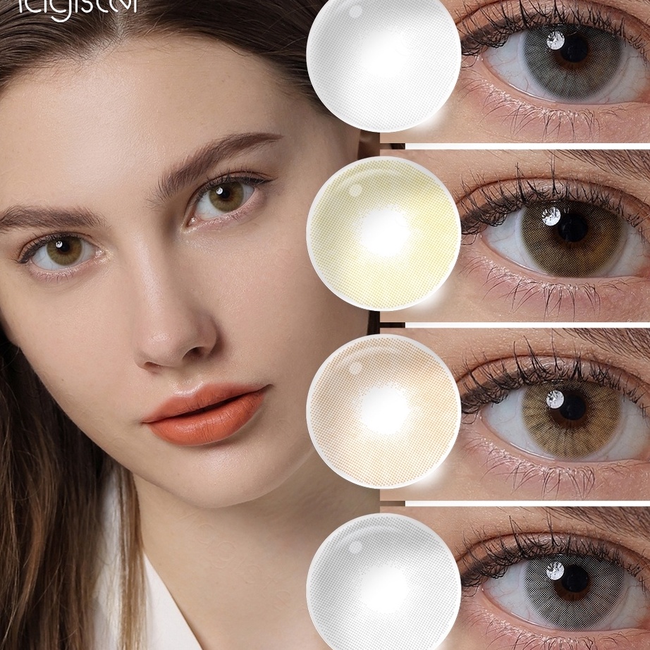 LTF274 [COD] Softlens Murah Magister Lensa Kontak Warna Mata Alami Soflens Mata Normal Minus 0.00 So