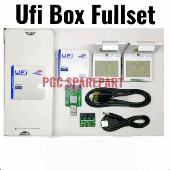 Terlaris New Ufi Box Indonesia Version - 100% Original Fullset Ic Emmc Tools