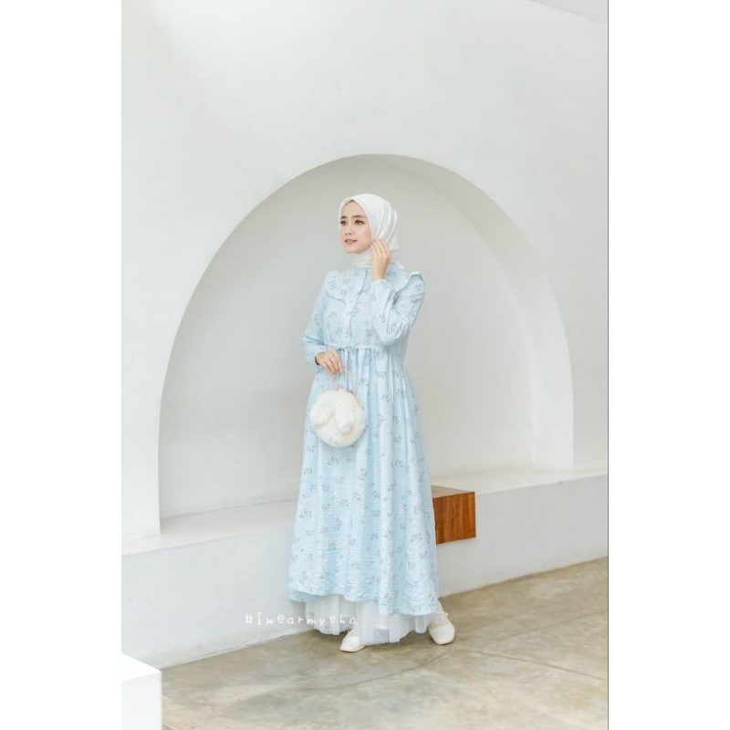 Sabrina Dress : Fairy Blue
