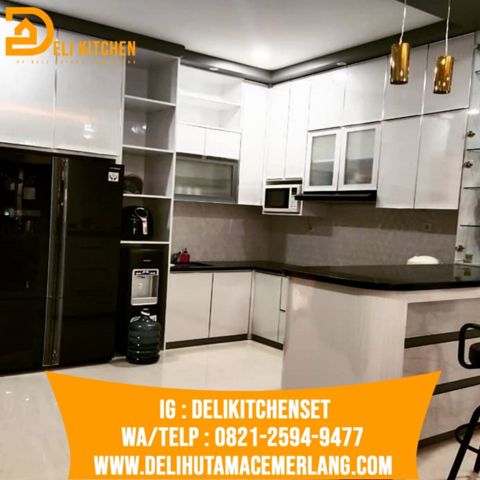 Kitchen Set Minimalis Finishing Hpl Kitchen Minimalis Alumunium