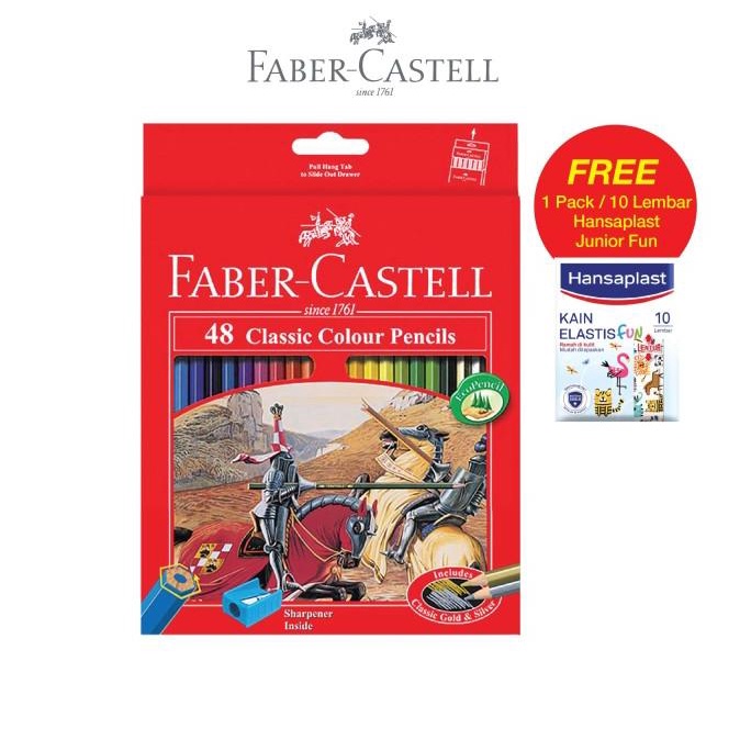 

Terlaris Faber-Castell Classic Colour Pencils Set 48 Stok Terbatas