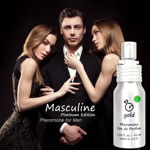 Gold masculine pheromone parfum pemikat lawan jenis | Made in USA