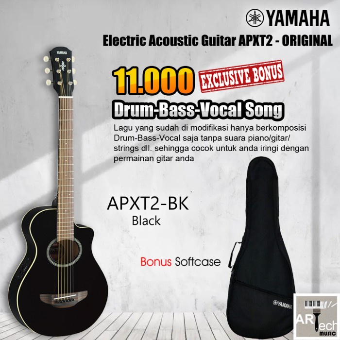 Gitar Akustik Elektrik 3/4 Yamaha Apxt2 / Apx T2 / Apxt 2 Original