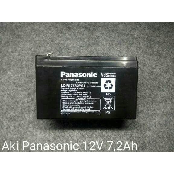 Aki Accu Dry Batrei Baterai Vrla Dry Kering 12V 7Ah 7Amper Ups 12Volt