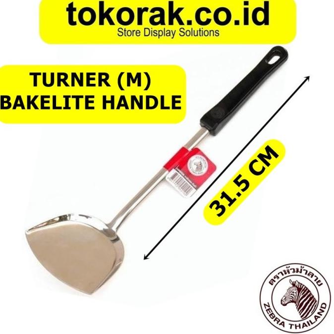 ZEBRA TURNER M FOCUS BAKELITE 104210 - SPATULA SUTIL STAINLESS
