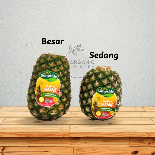 

Nanas Honi Sunpride Ukuran Sedang (Size 10)