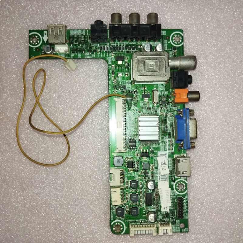 mainboard tv led polytron PLD40T555