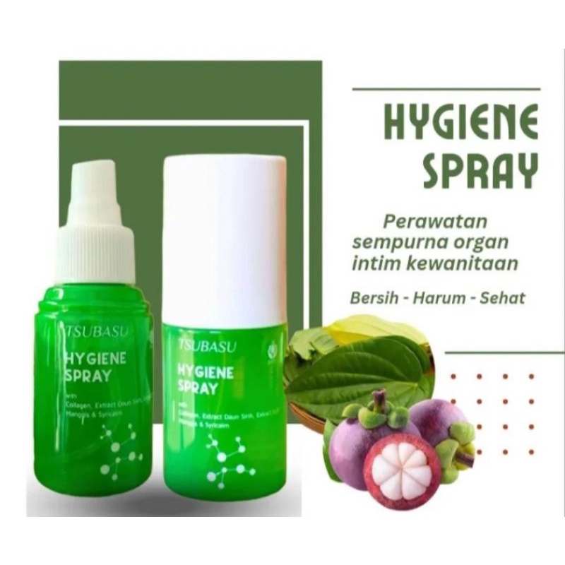 (100% ORIGINAL) TSUBASU HYGIENE SPRAY - HARGA 2 BOTOL SPRAY - PEMBERSIH KEWANITAAN EXTRACT DAUN SIRI