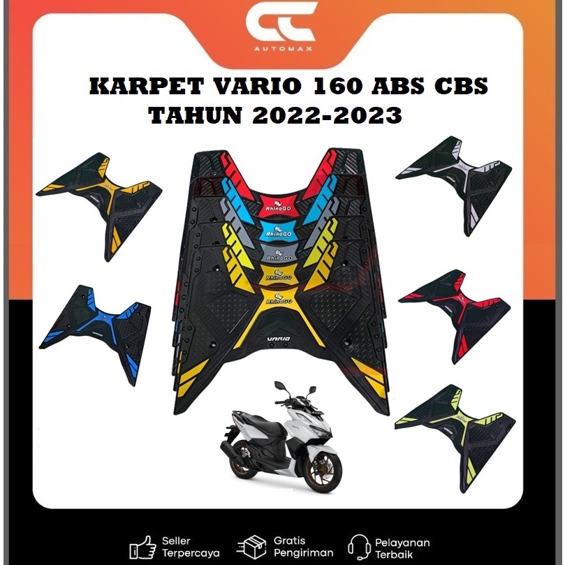 ☈ KARPET HONDA VARIO 160 ABS CBS 2022-2023 PREMIUM ✯ ❆