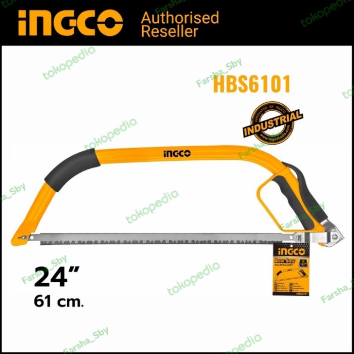 nice INGCO Bow Saw HBS 6101/Ingco gergaji busur gergaji kayu 24"