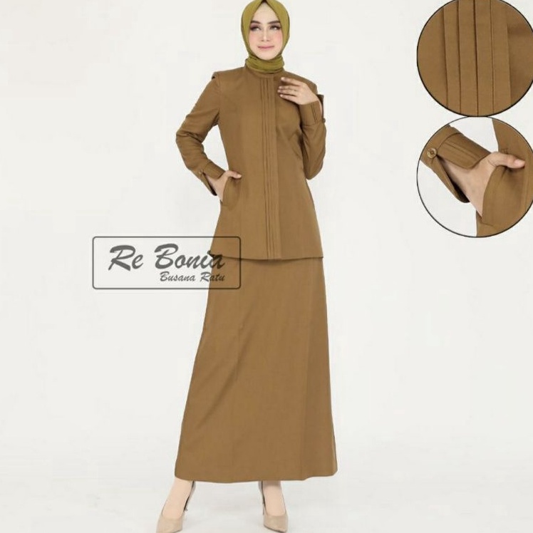 Terkini BLAZER RE BONIA/ SERAGAM GURU/ SERAGAM PNS/ PEMDA TUA ROK A Best