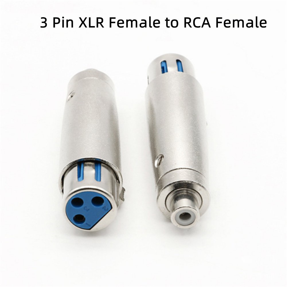 ✅&3 Pin XLR Female To RCA Female Audio Cable Jack Microphone Connector Adapter For Microphone Speake