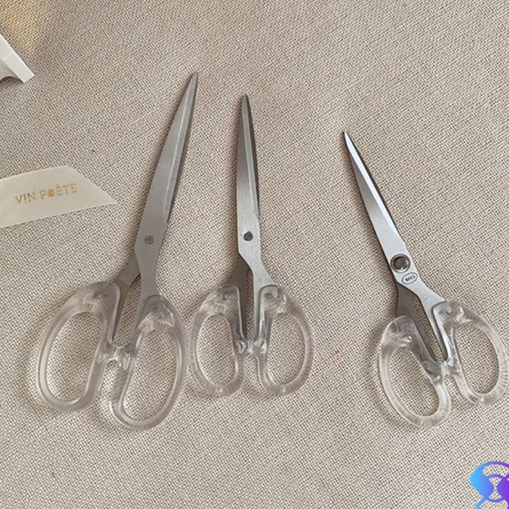 

KSXV1901 Dijamin Ori>/ Gunting Kertas Aesthetic Transparan Scissors Scrapbook Use - MIDORI F0091