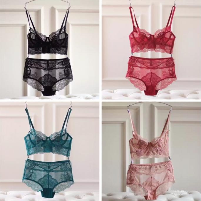 Bra Set Transparant Super Sexy High Quality