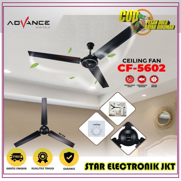 Kipas Advance Baling-Baling Atap Ceiling Fan Cf-5602 Advance Plafon