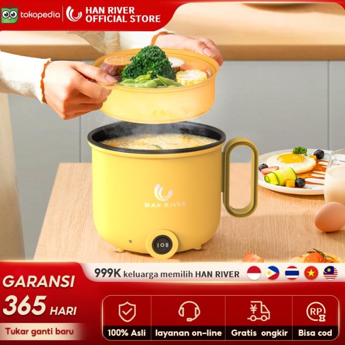HAN RIVER Panci Listrik /panci listrik serbaguna double layer 300watt