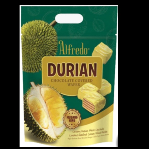 

Alfredo Durian Musang King Wafer with Hazelnut cream Chocolate 250g