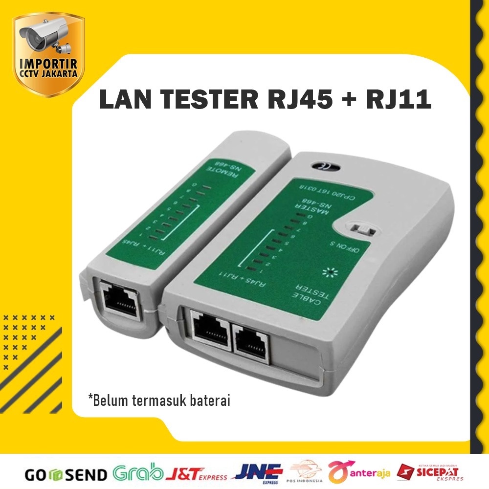 Lan Tester RJ45 RJ11 Alat Uji Kabel LAN