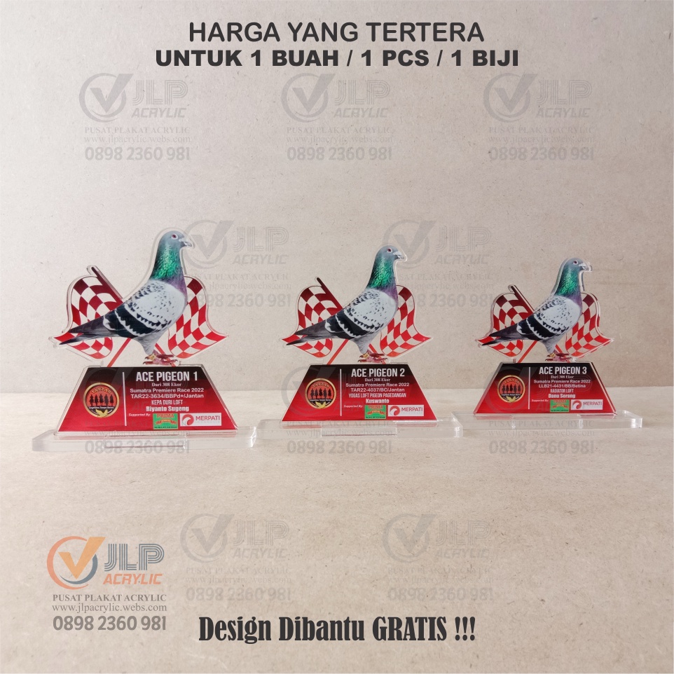 PIALA BURUNG MERPATI, TROPY BURUNG MERPATI, TROPI BURUNG MERPATI, TROPHY BURUNG MERPATI, THROPY BURU