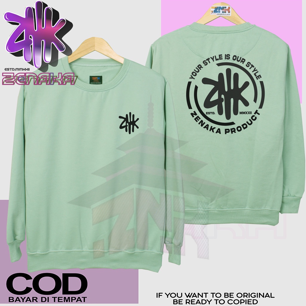 Zenaka Crewneck pria distro aesthetic tebal warna abu paralon Crewneck pria oversize polos Suiter cowok keren distro Sweater pria distro keren 2023  Crewneck couple pasangan kekinian Hoodie pria distro aesthetic simple graffity Crewneck wanita oversize