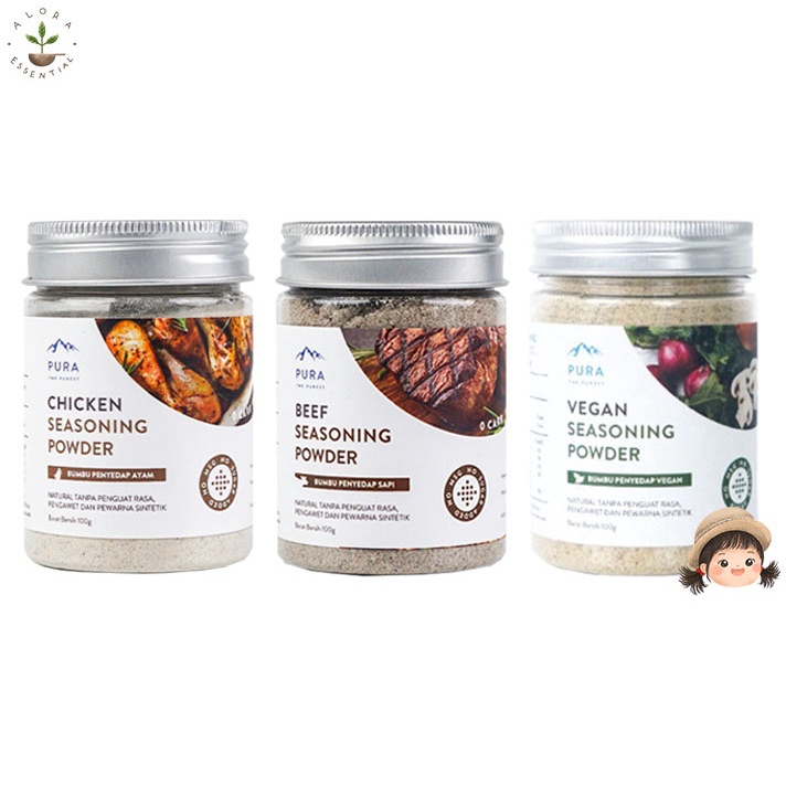 Pura Seasoning With Himalayan Salt 100gr- Kaldu MPASI Pura Non MSG