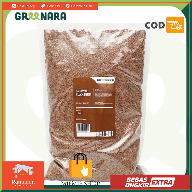 

Natural Brown Flaxseed 1kg
