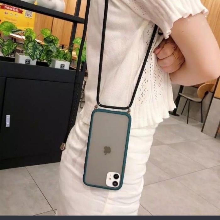 Samsung A51 Hybrid Lanyard Sling Case Gantungan Handphone