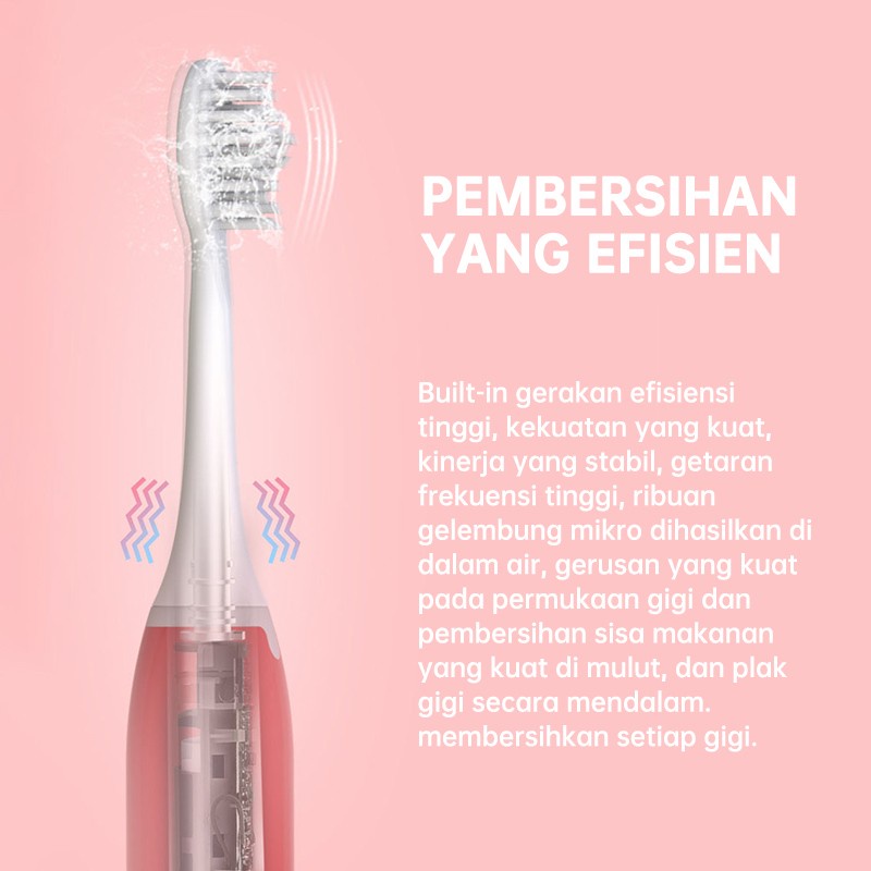 Sikat Gigi Elektrik Sikat Gigi Electric Toothbrush Dengan Batrei