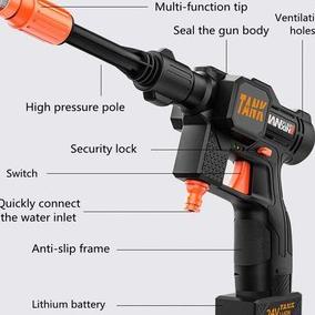 Alat Cuci Jet Mobil Motor Water Gun Tekanan Tinggi Baterai Recharge