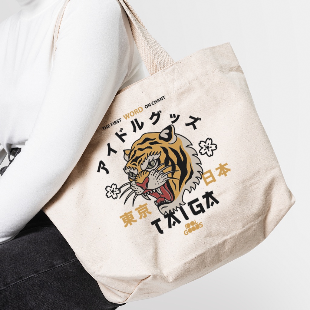 Tote Bag Premium Canvas IDOL GOODS TIGER "TAIGA" CHANT MIX - JKT48 AKB48 KPOP