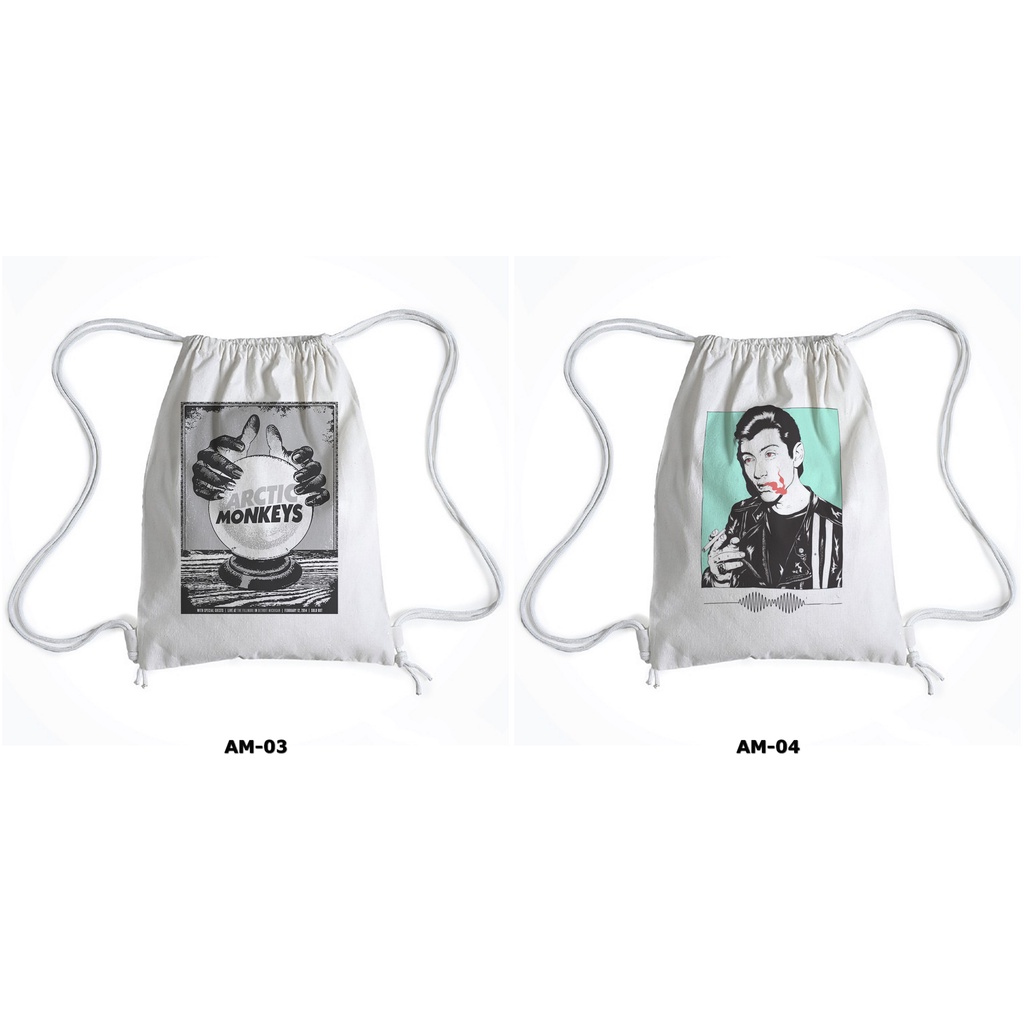 Tas Serut / Ransel Drawstring Bag / Gymsack Bag - ARCTIC MONKEYS