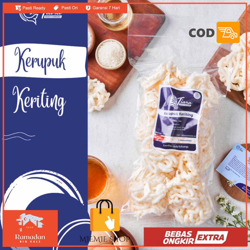 

KERUPUK KERITING IKAN TENGGIRI ASLI BANGKA/KERUPUK BANGKA/SNACK BANGKA