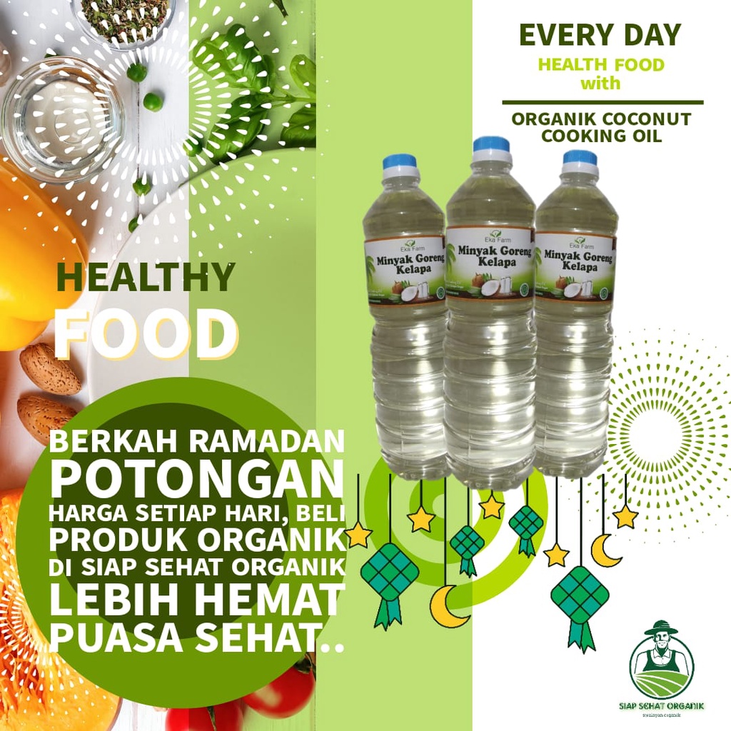 

Minyak Goreng Kelapa 1000ml By Eka Farm