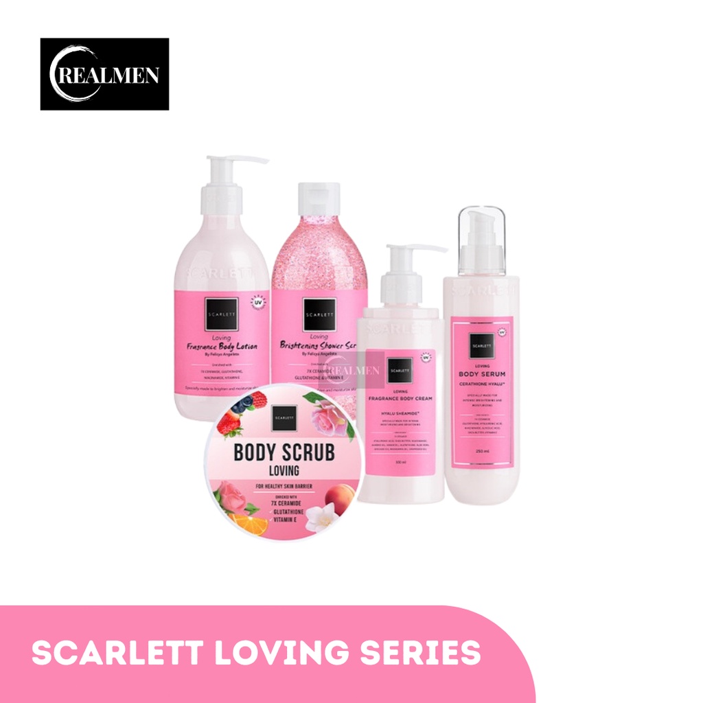 PROMO TERLARIS SHOPEE SCARLETT WHITENING BODY LOTION LOVING HAPPY - BODY CREAM BODY SERUM SABUN LOVING HAPPYFRESHY/ SCARLETT ORIGINAL FRESHY BPOM