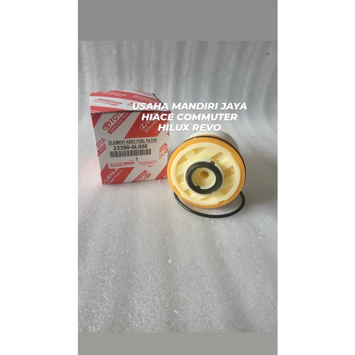 FUEL FILTER SARINGAN SOLAR HIACE COMMUTER HILUX VIGO 23390-0L050