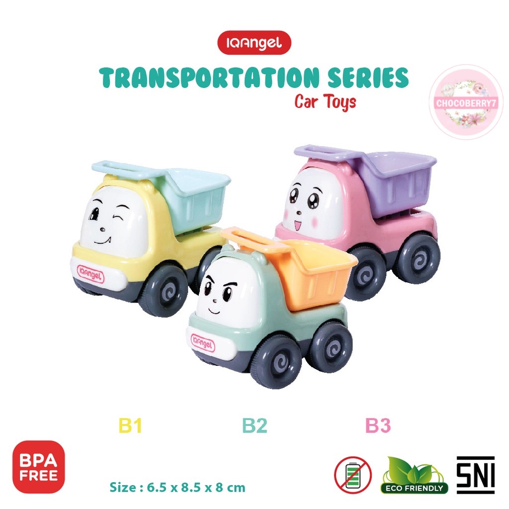 IQAngel Car Toys IQ920B/ Mainan Mobil / Mainan Motorik Anak / Mobil Mainan Anak / Mainan Edukasi Bayi