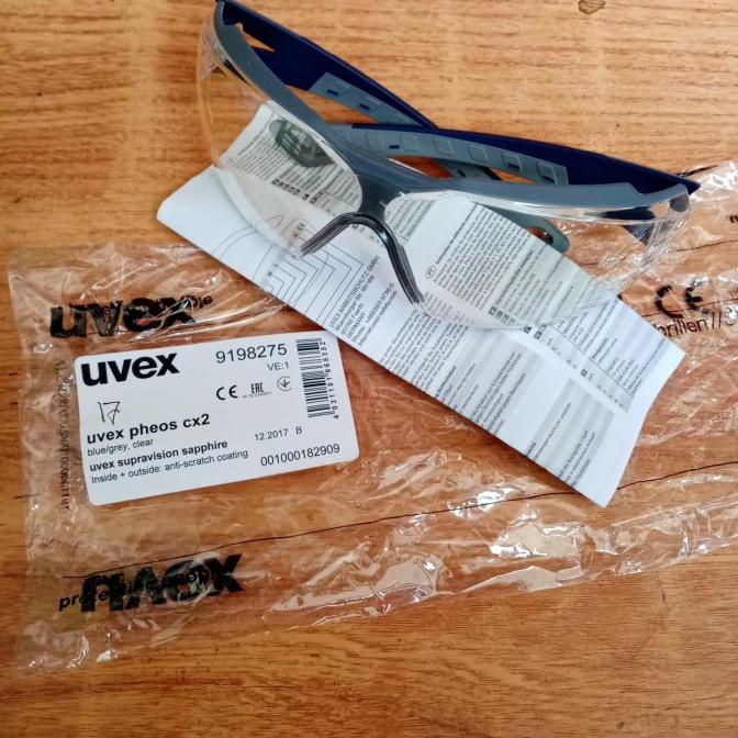 Uvex pheos cx2 9198275 Uvex supravision saphire kacamata safety