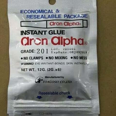 

ARON ALPHA LEM INSTANT 12G X 6PCS - ARON ALPA INSTANT GLUE - LEM ARON