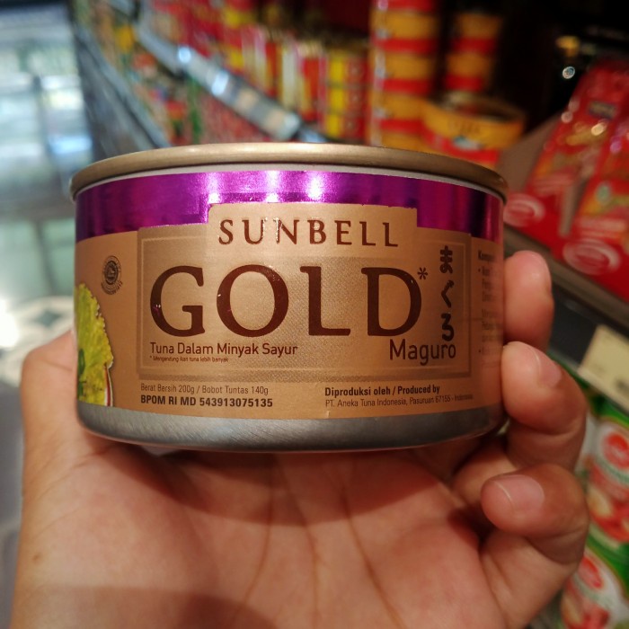 

SUNBELL TUNA MAGURO GOLD 200GR - TUNA DLM MINYAK SAYUR