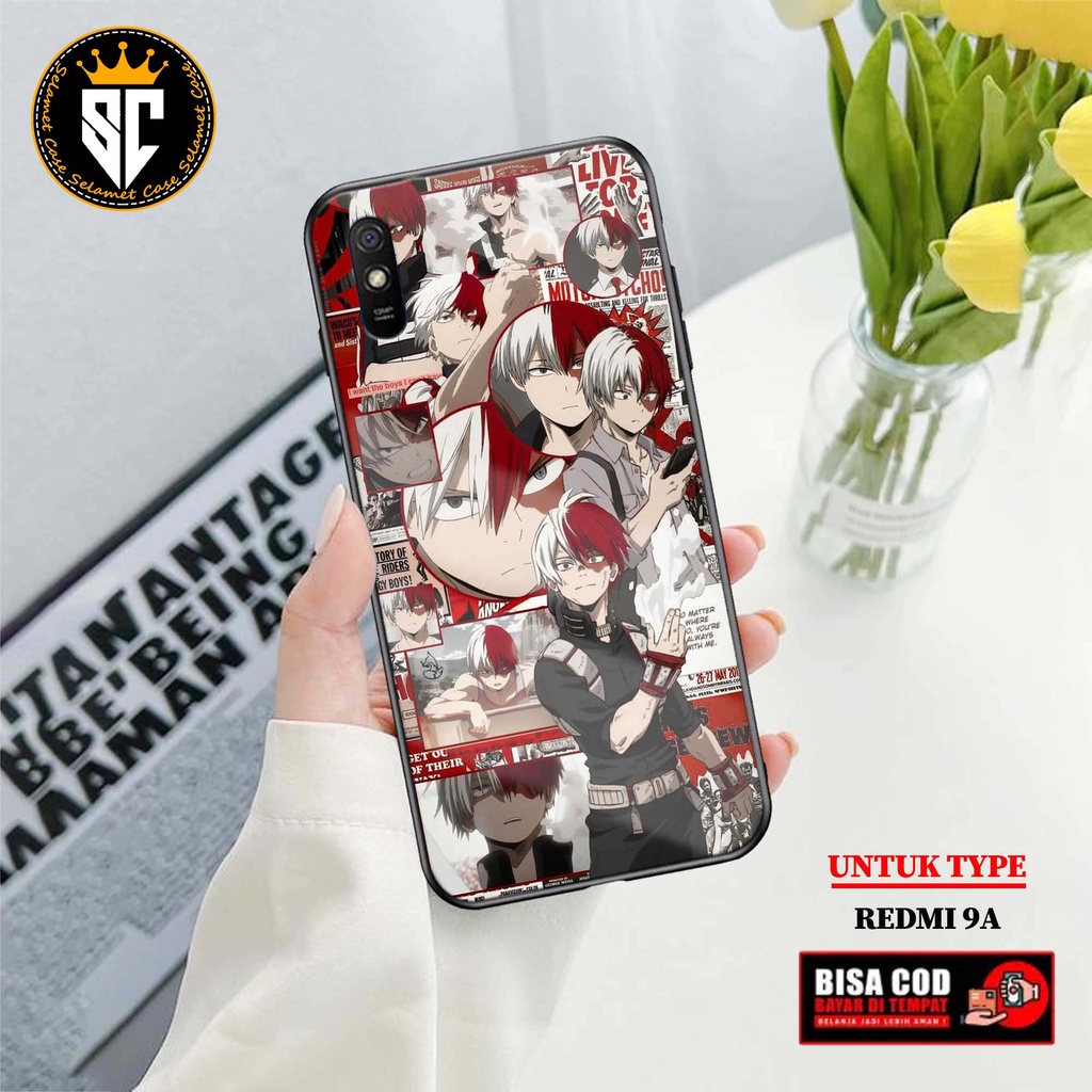Case Xiaomi Redmi 9A Casing Xiaomi Redmi 9A Selamet Case [ANIME] Softcase Glass - Hardcase Glossy - 