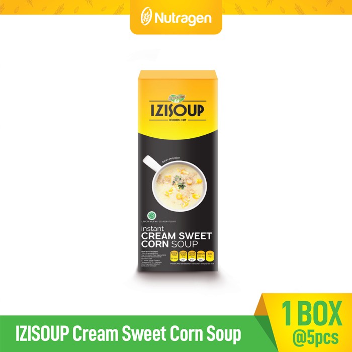 

IZISOUP INSTANT CREAM SWEET CORN SOUP (1 BOX)