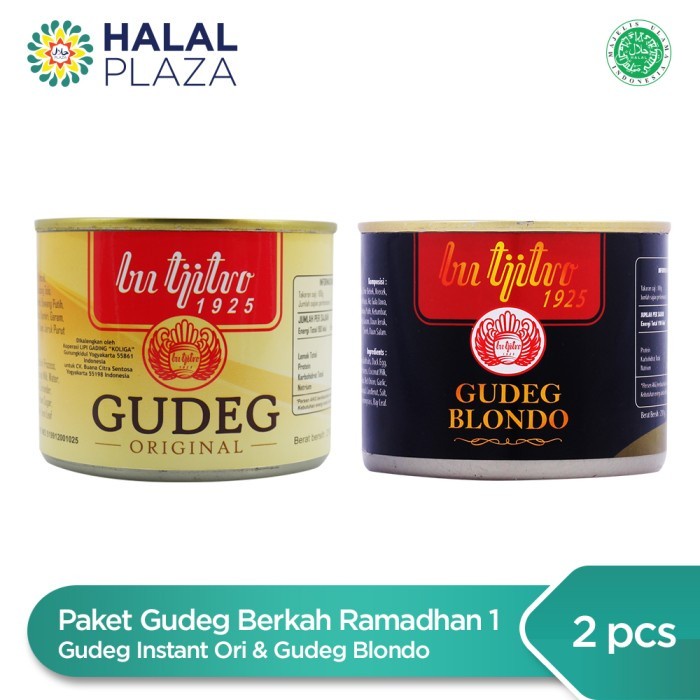

PAKET GUDEG CERIA 1 (GUDEG INSTANT ORIGINAL & GUDEG BLONDO)