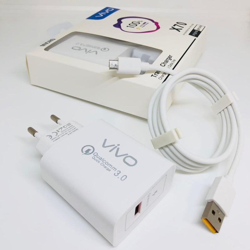 CHARGER VIVO X70 SUPER FLASH CHARGER MICRO USB &amp; TYPE C ORIGINAL BY SMOLL