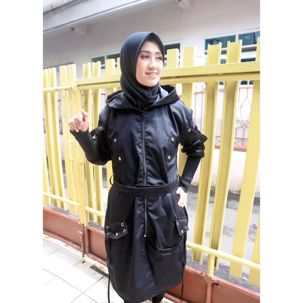 Jaket metal wanita Jaket Coat metal memothboutique